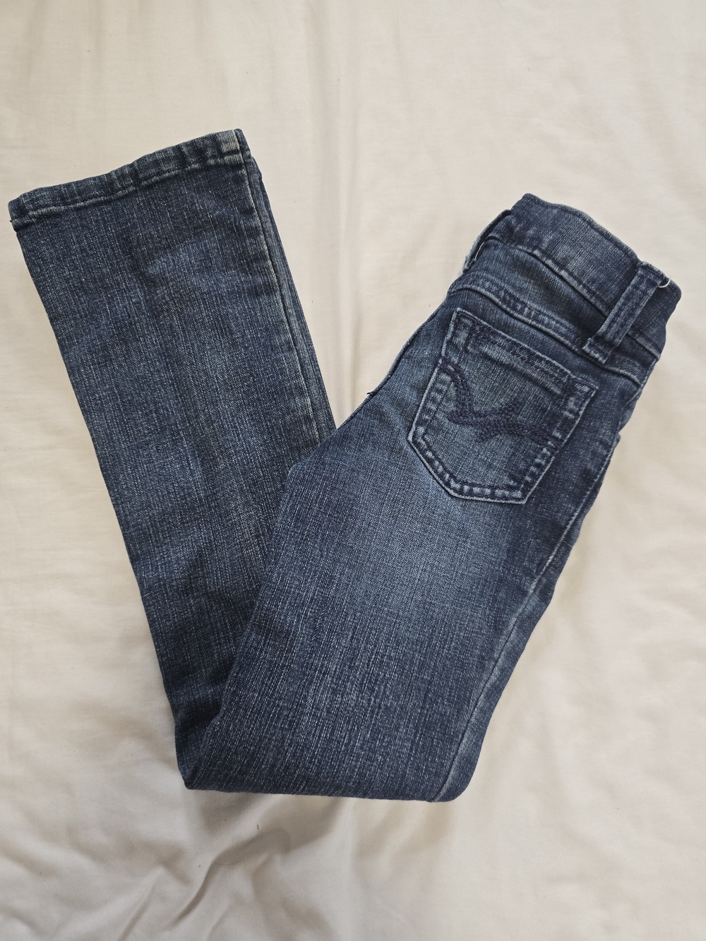 Wrangler Girls Bootcut Jeans Size 6X Slim Medium Wash Stretch Denim